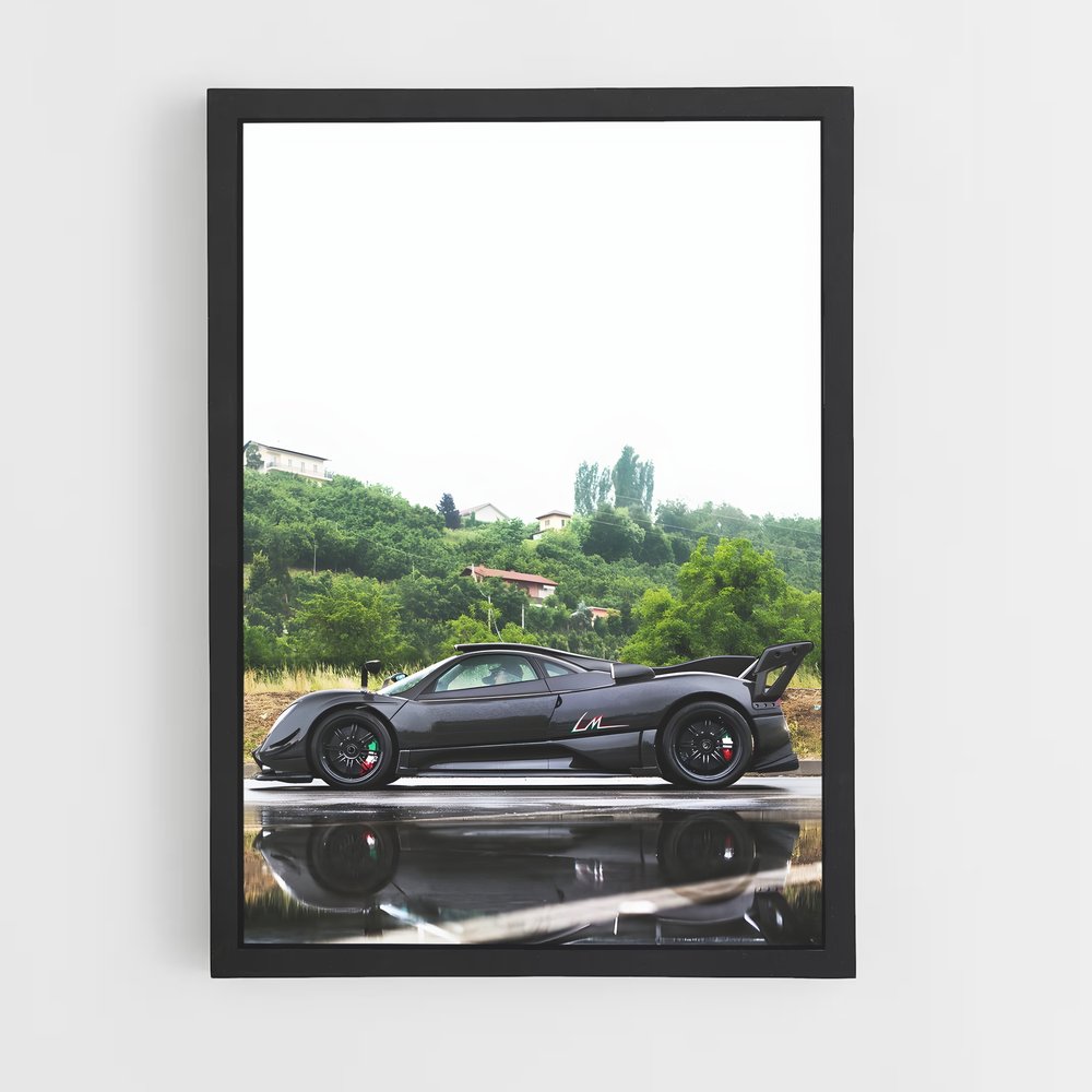 Poster superbe Zonda – affiche Pagani (vue 2)